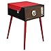 SB6085 Floor Stand Turntable, Bluetooth Receiver, CD Player, FM Radio, Wood Cabinet, 3W RMS Speakers x 2 (Red)thumb 1