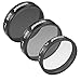 Neewer for DJI Phantom 3 Professional and Advanced, 3 Piece Filter Set: (1) Polarizer Filter + (1) ND4 Filter + (1) ND8 Filter, Not for DJI Phantom 3 Standard
