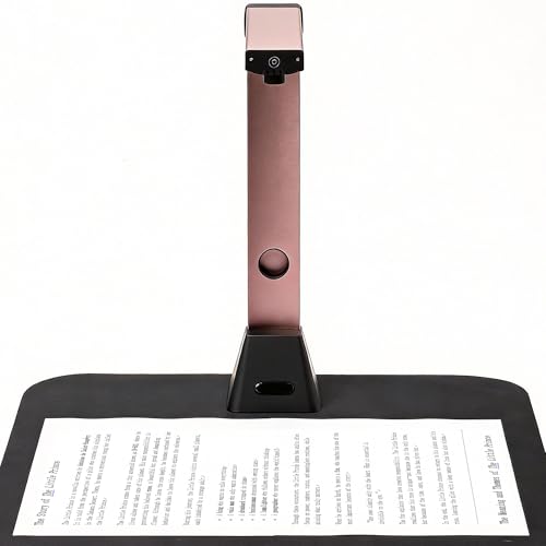 Venkillian A3 Portable Document Scanner: 13MP High Definition Multi-format with OCR 130 Languages Curve Flattening Windows (Not Compatible with Mac) USB for Home Office Business and Education