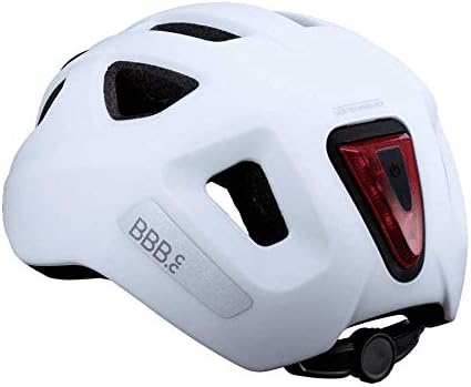 BBB Cycling Bike Helmet for Kids 5-12 years Boys and Girls Road and Urban Cycling Skateboard Inline Skating Scooter Matt White M 52-58 cm Sonar BHE-171 - Image 4