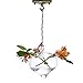 Fuloon Retro Vintage Iron Ceiling Rose Hook Plate Holder Pendant Lamp Roof Sucking Disk Chassis Light Fitting Accessory DIY (Antique Bronze)
