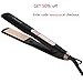 Hair Straightener, Professional Flat Iron with 1.37 Inch Wide Titanium Plates Touch Screen LCD Display Adjustable Temp|Heats Up Fast for All Hair Types | Best Birthday Gift with Bag for Women Girl Her