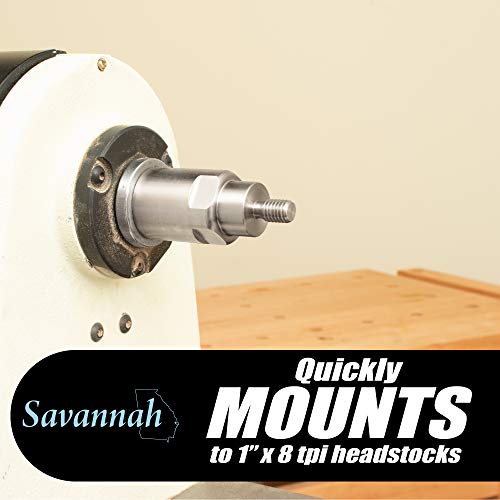 1-x-8-tpi-Bottle-Stopper-Chuck-with-Pilot-Hole-Drill-Bit-Designed-To-Mount-A-Bottle-Stopper-Blank-To-Your-Lathe-Without-Using-A-Jaw-Chuck-For-use-with-38-x-16tpi-Bottle-Stoppers