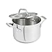 Calphalon 1948237 Signature Stainless Steel Covered Soup Pot, 4 quart, Silver