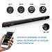 Sound Bar, 2.0 Channel Wired&Wireless Bluetooth Stereo Soundbar, Three Equalizer Mode Audio Speaker for TV (Optical Cable Included,DSP,Bass Adjustable,Wall Mountable)thumb 2