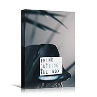 Canvas Wall Art Pressed Quotes Inspirational Words Art Print Motivational Quote - 12x18 inches