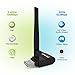 Wifi Adapter AC 600Mbps Wireless Usb Adapter for Desktop / Laptop Dual Band 5/2.4 GHz Wifi Usb Dongle with External Antennas for PC Supports Windows XP/Vista/7/8/10/ Mac OS X 10.6-10.12