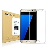 Samsung Galaxy S7 Edge Screen Protector [Full Coverage] [Case Friendly],HoPerain [3D Full Curved Edge] [Tempered Glass] Screen Protector