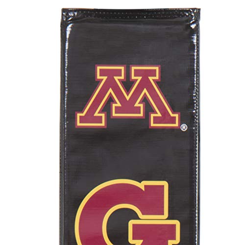 Goalsetter NCAA Basketball Pole Pad, Minnesota Golden Gophers, Black - Thumbnail 3