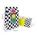 VDESFUEBY 20 Packs Checkered Racing Treat Bags Race Car Theme Party Favors for Sports Event and Kids Birthday Supplies