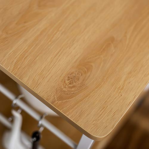 image for HOFOME Kitchen Backer's Rack, 3 Tier Kitchen Island Cart Utility Micro