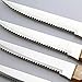 8-Piece Steak Knife Set, 420 Stainless Steel Full Tang Steak Knives, Wood Handle