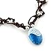 Moana Necklace for Kids Girls Women Blue Pendant Handmade Weave Rope Chain