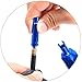 HanKer Tire Valve Core Remover Tool for Presta & Schrader Tubeless Cycling Tires 5mm Wrench Flats(Blue)