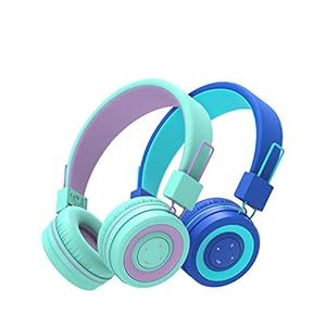 iClever-2-Pack-Kids-Bluetooth-Headphones-Wireless-Headphones-with-MIC-85dB-Volume-Limited-Adjustable-Headband-Foldable-Childrens-Headphones-for-SchoolTravel iClever 2 Pack Kids Bluetooth Headphones, Kids Wireless Headphones with MIC, Volume Limited, Bluetooth 5.0 & Stereo…