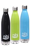 Stainless Steel Water Bottle - 25 oz - Double Walled Vacuum Insulated Water Bottle- Condensation Free - BPA Free - Keep Your Drink Cold/Hot In Sports, At School, At Work & At Play (25 ounces)