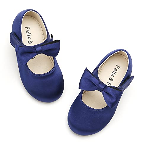 Felix & Flora Toddler Flower Girl Dress Shoes - Girl Ballet Flats Party School Shoes Wedding