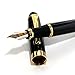 Fountain Pen ,Jinhao 450 Signature Calligraphy Pen with Ink Refill Converter, Black Barrel Golden Cap, Classic Design Medium Nib Executive Business Gift Pens ,100% Quality Guarantee