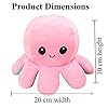 JXMORE Soft Reversible Octopus Plush Toys - Flippy Mood Octopus Reversible Plushies - Stuffed Happy Sad Octopus Gifts…