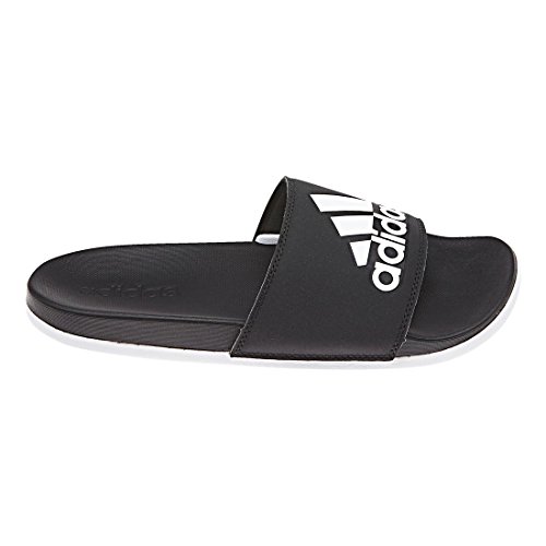 Adidas performance women s adilette cf+ logo w slide sandal, core…