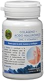 Colágeno + Hialurónico + Zinc + Vitaminas C ayuda a mantener la flexibilidad de las articulaciones, bueno para la piel, 60 capsulas.