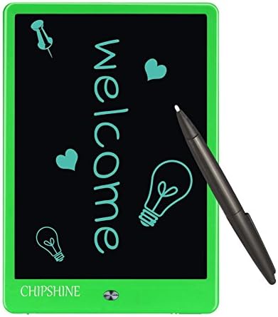 CHIPSHINE 10 inch LCD Writing Tablet, Portable LCD Writing Board Can Be Used As Drawing Board Bulletin Board Family Note Daily Planner Learning Tools For Kids, Student,Office Worker (Green)