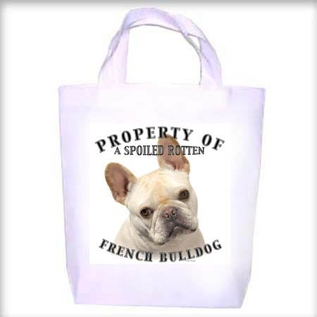 French Bulldog FAWN Property Shopping - Dog Toy - Tote Bag