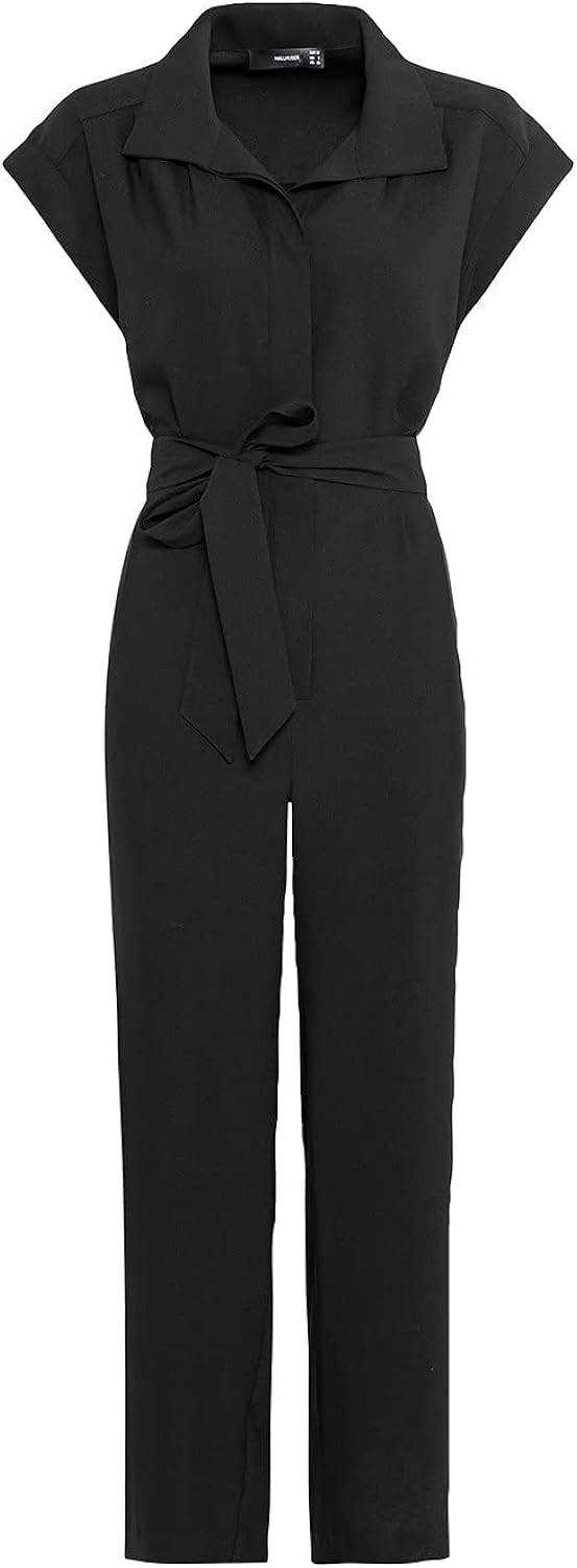 HALLHUBER Jumpsuit mit Bindegürtel locker geschnitten Amazon.de
