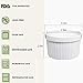 SZUAH 6 oz Ramekins Oven Safe Set of 8, Porcelain Ramekin Set for Baking Souffle Ramekins 6 oz Oven Safe Creme Brulee Ramekin 3.5 Inch, Dishwasher Safe, White