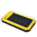 NEW Waterproof Shockproof Aluminum Gorilla Glass Metal Military Heavy Duty Armor Bumper Cover Case for Apple iPhone 5 5S SE Home Key +Fingerprint (Yellow)