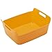 ECR4Kids Assorted Medium Bendi-Bins with Handles, Stackable Plastic Storage Bins for Toys and More, Assorted Colors (6-Pack)