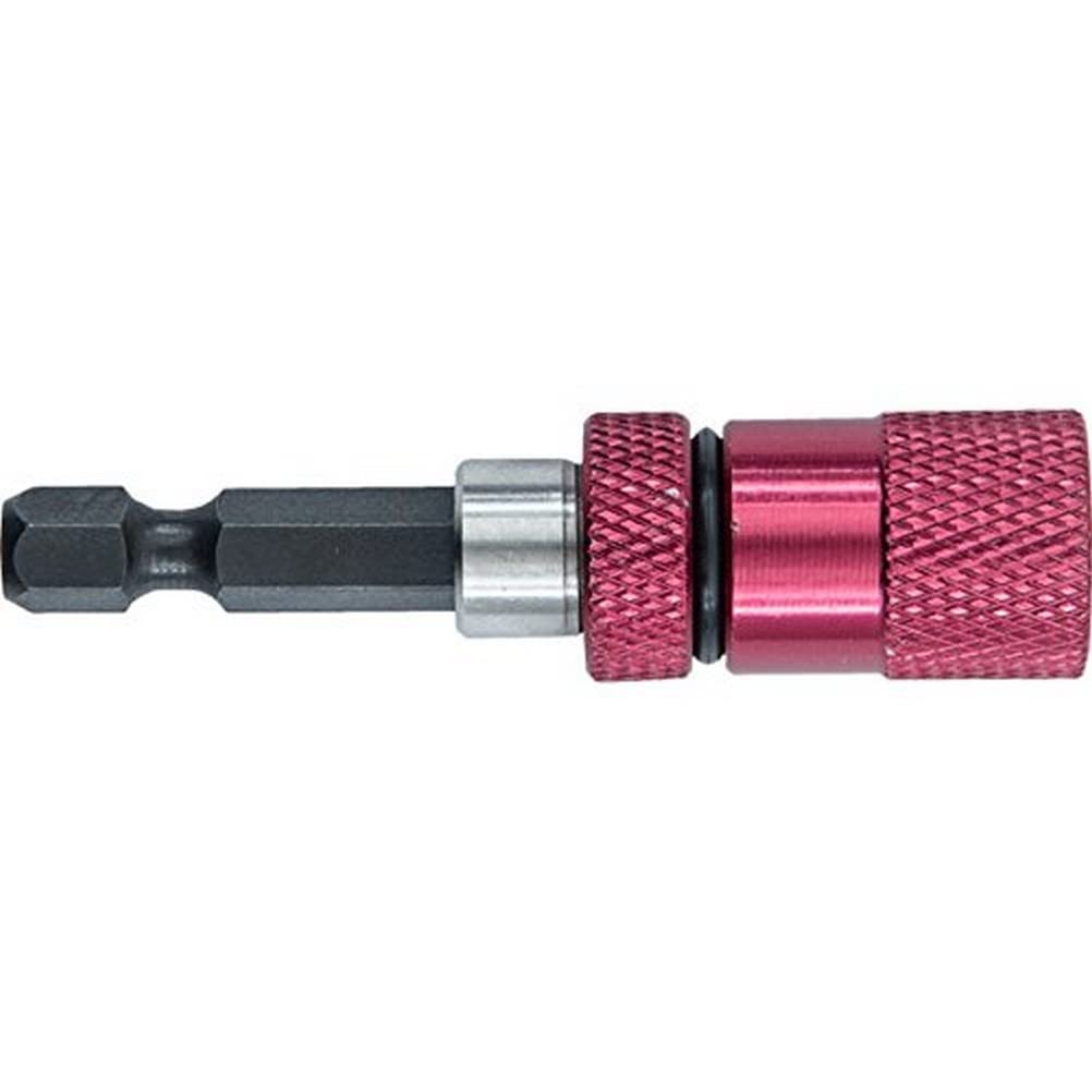 Connex COXT973218 Ring Magnet Holder Screwdriver Bit, Pink/Silver/Grey, 1/4-Inch