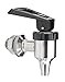 Easy Flow Stainless Steel Beverage Dispenser Replacement Push Spigot For Dispensers