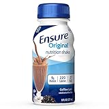 Ensure Original Nutrition Shake, Coffee Latte, 8-Ounce Bottle, 6 Count (Pack of 4)