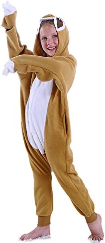 cosMonsters Kids Pajamas Onesie Cosplay Animal Sloth Costume