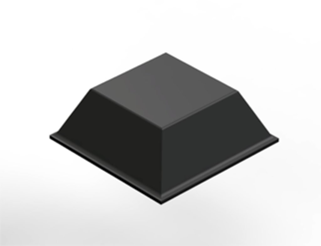 3M Bumpon Protective Products SJ5023 Gray, 1000 per case