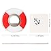 AerWo 20pcs Nautical Baby Shower Favors, Life Saver Bottle Opener for Beach Wedding Favors with Anchor Logo Tag Card, Nautical Baby Shower Birthday Party Gifts for Guest