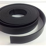Neoprene Rubber Commercial Grade 60 A+/-5 .062" Thick x 1" Wide x 10' Feet Long