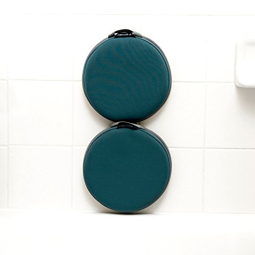 Bath Kneelers for Comfortable Baby Bath Tub Time - Two Separate Knee Pads With EVA Foam Cushions Padded Bath Kneeler - Ah Goo Baby SoftSpotz - Non-Slip, Quick-Dry and Machine Washable - (Blue/Sky) - Thumbnail 5