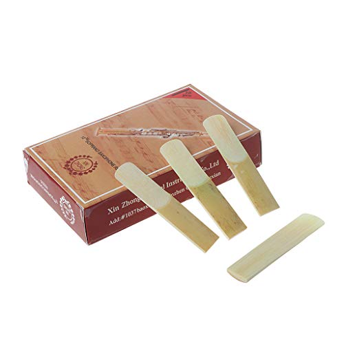 image for Yuuups 10pcs Bb Soprano Saxophone Reed Strength 2.5 Bamboo Sax Woodwin