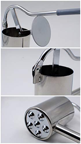 VolksRose Stainless Steel Noodle Maker, Manual Pasta Maker, Fresh Noodles Press Pasta Spaghetti Making Machine, Vegetable Fruit Juicer Kitchen Tool Accessories #4 - Thumbnail 5