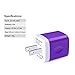 Wall Adapter, Sicodo 4-Pack Universal 1A USB Home Travel Wall Plug Charger Cubes for iPhone 7, 7 Plus, 6 Plus, 6s Plus, Tablet, Samsung Galaxy S8 Plus, S7 Edge, HTC, Nokia, LG, Sony and more