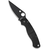 Spyderco Para Military 2 Salt Folding Pocket Knife, PlainEdge | 8.26" Overall Length, 3.45" CPM MagnaCut Steel Blade, G-10 Handle, Compression, Full-Flat Grind