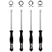 QUNQI STAR 2 Cycle Carburetor Adjustment Tool Kit - 4 Pieces Kit - Including Splined, Double D, Single D and Pacman Fits 530035560/ 308535002/ 308535001/ 308535003