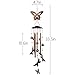 HANGHANG Butterfly Wind Chime Unique Outdoor with 4 Aluminum Tubes Soothing Melody Wind Chimes for Outdoor
