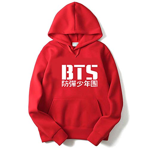 red bts hoodie