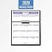 AT-A-GLANCE 2020 Weekly Desk Calendar Refill, 5-5/8