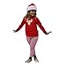 We Match! Plush Soft Deluxe Red & White Santa Hat - Infant Through Adult Sizes