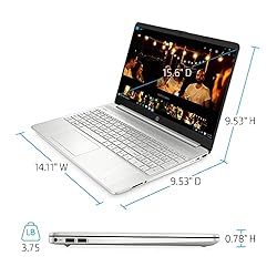HP 2022 15.6'' FHD Laptop AMD 2-Core Ryzen 3 3250U