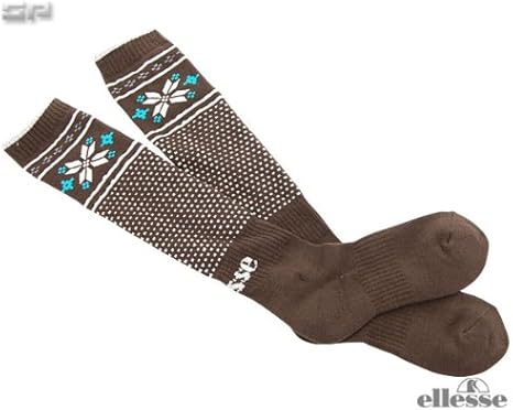 Amazon Ellesse エレッセ レディース スキーソックス E 2676w Ccチョコレート 2225 エレッセ Ellesse スキー